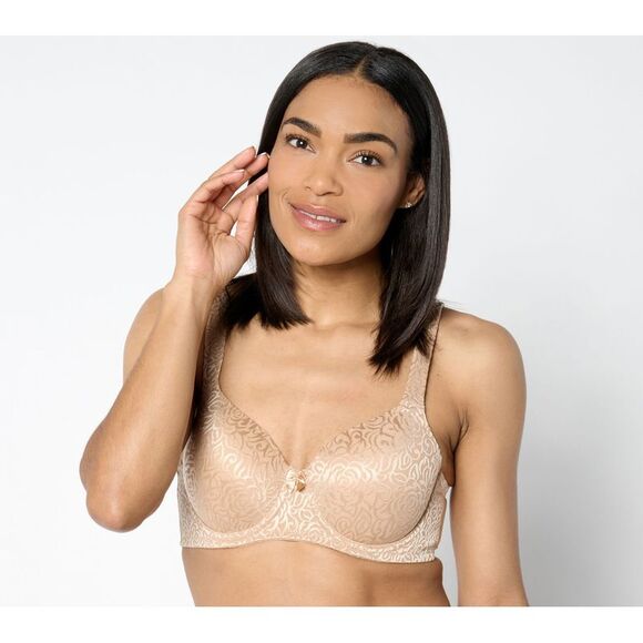 Breezies Other - Breezies Women's Bra Sz 38D Wild Rose Lace Contour Underwire Brown A633196